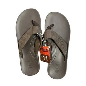 Flojos Men’s Dark Brown Sandals Brand New with Tags